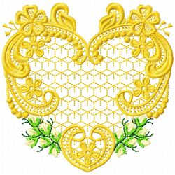 Flowers And Tree Embroidery Design 5